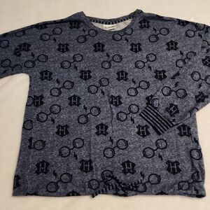 Wizarding World Harry Potter Women's Pullover Crewneck Long Sleeve Drawstring Wa